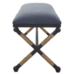 Firth Rustic Navy Bench - Ornate Home