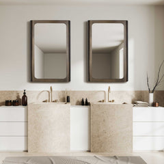 Fischer Gold/Bronze Curved Edge Mirror - Ornate Home