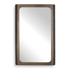 Fischer Gold/Bronze Curved Edge Mirror - Ornate Home