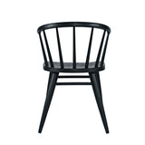Fitz Black Chair (Set of 2) - Ornate Home