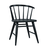 Fitz Black Chair (Set of 2) - Ornate Home