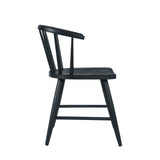 Fitz Black Chair (Set of 2) - Ornate Home