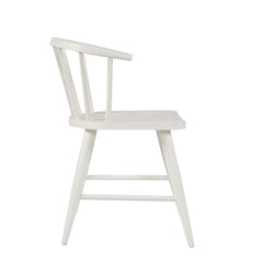 Fitz White Chair (Set of 2) - Ornate Home