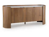 Fitzroy Brown/White Accent Cabinet (Online Special Price) - Ornate Home