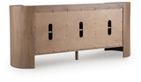 Fitzroy Brown/White Accent Cabinet (Online Special Price) - Ornate Home
