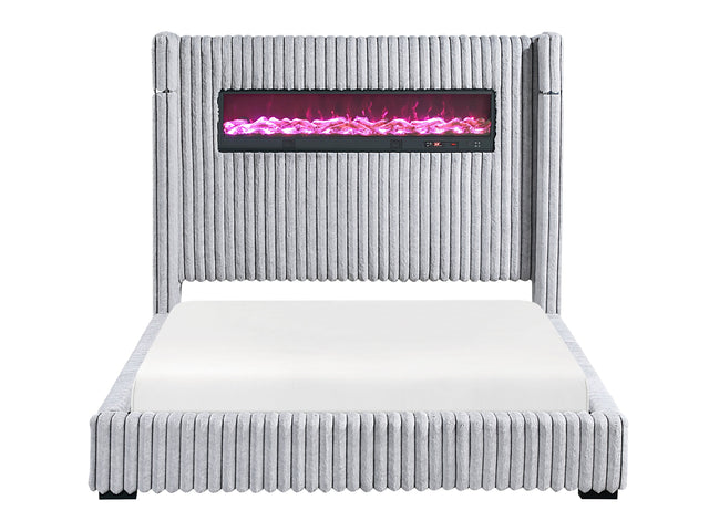 Fitzroy Gray California King Bed - Ornate Home