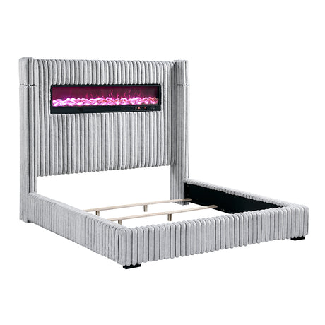 Fitzroy Gray California King Bed - Ornate Home