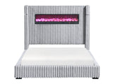 Fitzroy Gray Queen Bed - Ornate Home