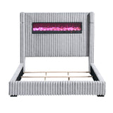 Fitzroy Gray Queen Bed - Ornate Home
