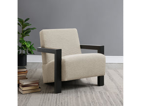 Fitzroy Latte Accent Chair - Ornate Home