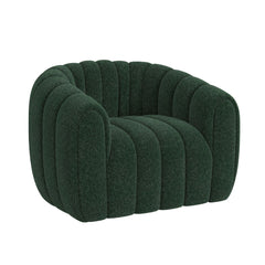 Flamingo Ching Hunter Green Swivel Chair - Ornate Home
