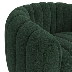 Flamingo Ching Hunter Green Swivel Chair - Ornate Home