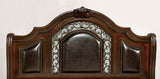 Flandreau Brown Cherry/Espresso 4 Pc. Queen Bedroom Set - Ornate Home