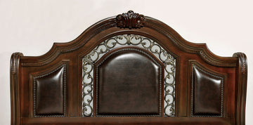 Flandreau Brown Cherry/Espresso 5 Pc. Queen Bedroom Set w/ 2NS - Ornate Home