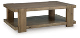 Flangren Light Brown Coffee Table - Ornate Home