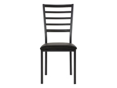 Flannery Black/Brown Side Chair (Set of 4) - Ornate Home