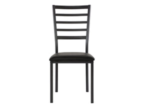 Flannery Black/Brown Side Chair (Set of 4) - Ornate Home