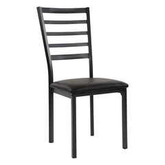 Flannery Black/Brown Side Chair (Set of 4) - Ornate Home