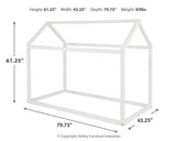 Flannibrook Twin House Bed Frame (Online Special Price) - Ornate Home