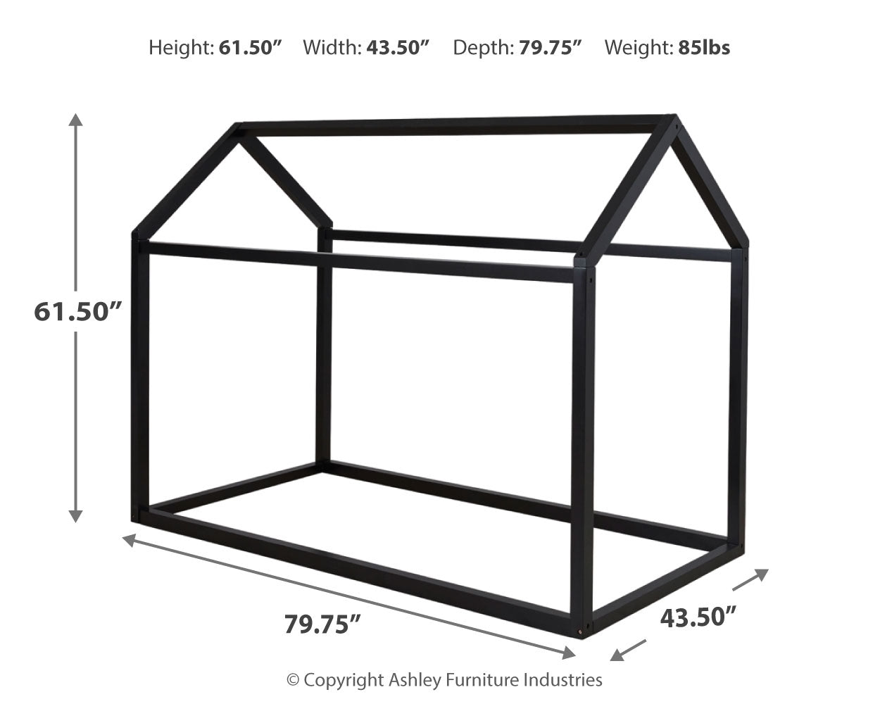 Flannibrook Twin House Bed Frame (Online Special Price) - Ornate Home