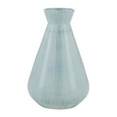 Flare Spire Blue Indoor-Outdoor Ceramic Vase - Ornate Home