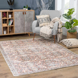 Flat Pile Urpi Red Washable Rug - Clearance - Ornate Home