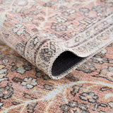 Flat Pile Urpi Red Washable Rug - Clearance - Ornate Home
