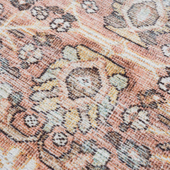 Flat Pile Urpi Red Washable Rug - Clearance - Ornate Home
