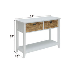 Flavius White Console Table - Ornate Home