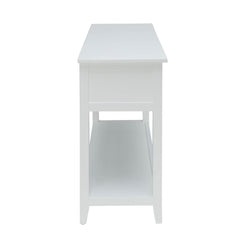Flavius White Console Table - Ornate Home