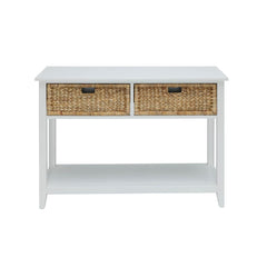Flavius White Console Table - Ornate Home