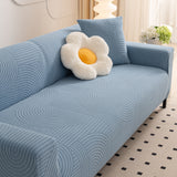 Fleece Stretch Sofa Slipcover Washable Soft Spandex Couch Cover Furniture Protector - Ornate Home