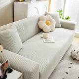 Fleece Stretch Sofa Slipcover Washable Soft Spandex Couch Cover Furniture Protector - Ornate Home