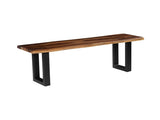 Fletcher Brown/Black Bench - Ornate Home