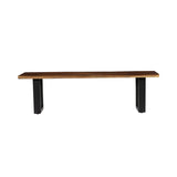 Fletcher Brown/Black Bench - Ornate Home