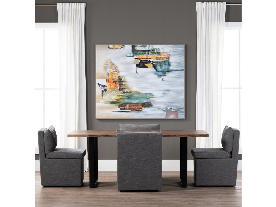 Fletcher Brown/Black Dining Table - Ornate Home