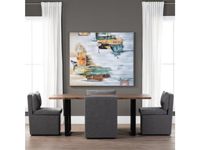 Fletcher Brown/Black Dining Table - Ornate Home