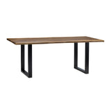 Fletcher Brown/Black Dining Table - Ornate Home