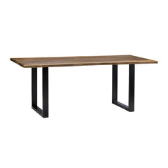 Fletcher Brown/Black Dining Table - Ornate Home