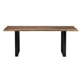Fletcher Brown/Black Dining Table - Ornate Home