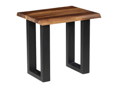 Fletcher Brown/Black End Table - Ornate Home
