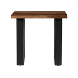 Fletcher Brown/Black End Table - Ornate Home