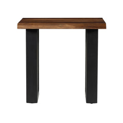 Fletcher Brown/Black End Table - Ornate Home