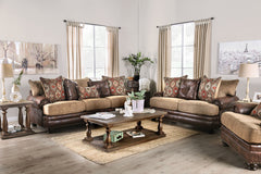 Fletcher Brown/Tan Chair - Ornate Home