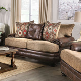 Fletcher Brown/Tan Sofa & Loveseat - Ornate Home