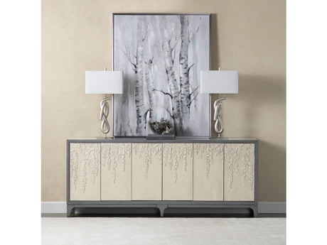 Fleur Blue/Cream Six-Door Sideboard - Ornate Home