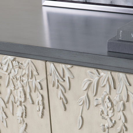 Fleur Blue/Cream Six-Door Sideboard - Ornate Home