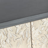 Fleur Blue/Cream Six-Door Sideboard - Ornate Home