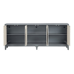 Fleur Blue/Cream Six-Door Sideboard - Ornate Home