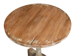 Fleur Brown Round Side Table - Ornate Home